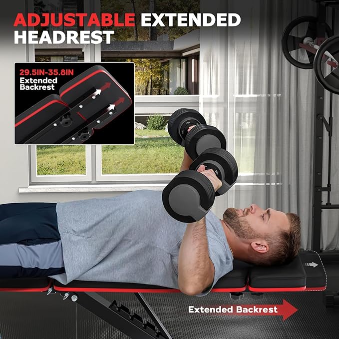 Adjustable Weight Bench 800LBS