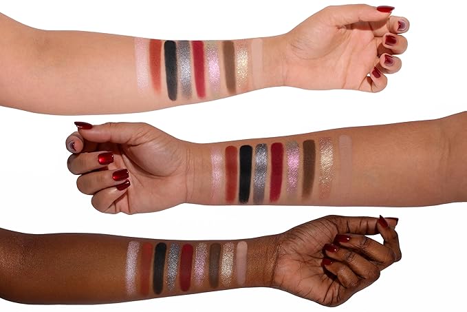 Chokehold Palette – Vegan Eyeshadow Palette with Blush & Highlighter, 7 Highly Pigmented Matte & Shimmer Shades, Cruelty-Free Makeup Palette