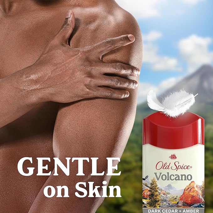 Old Spice Men's Antiperspirant & Deodorant Volcano with Charcoal, 48 Hr Odor Protection, 2.6oz (Pack of 3)