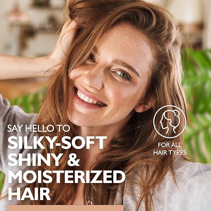 Saryna Key Hair Serum Repair Oil - Shea Butter Hair Treatment Oil, Oil for Hair, Frizz Control for Dry & Damaged Hair, Color-Safe(3.55 Oz)