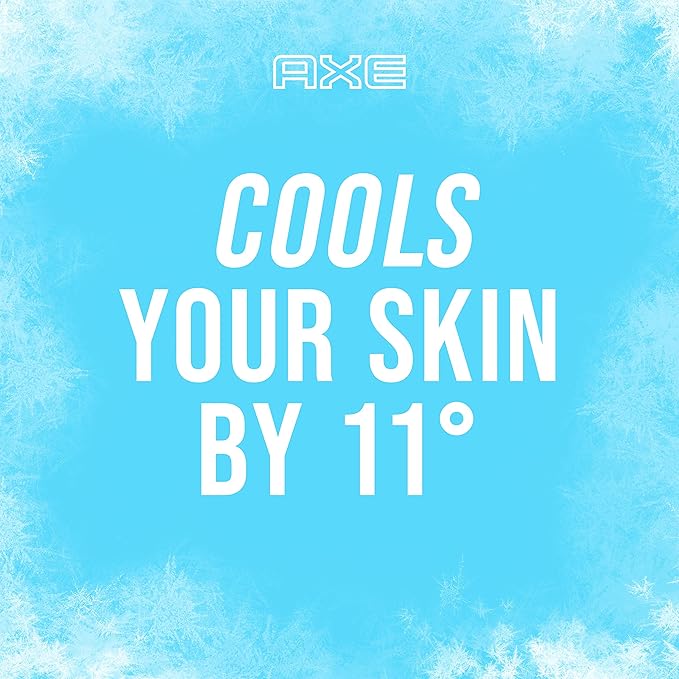 Axe Deodorant Body Spray - Ice Chill - Frozen Lemon & Eucalyptus - Net Wt. 4 OZ (113 g) Per Can - Pack of 2 Cans