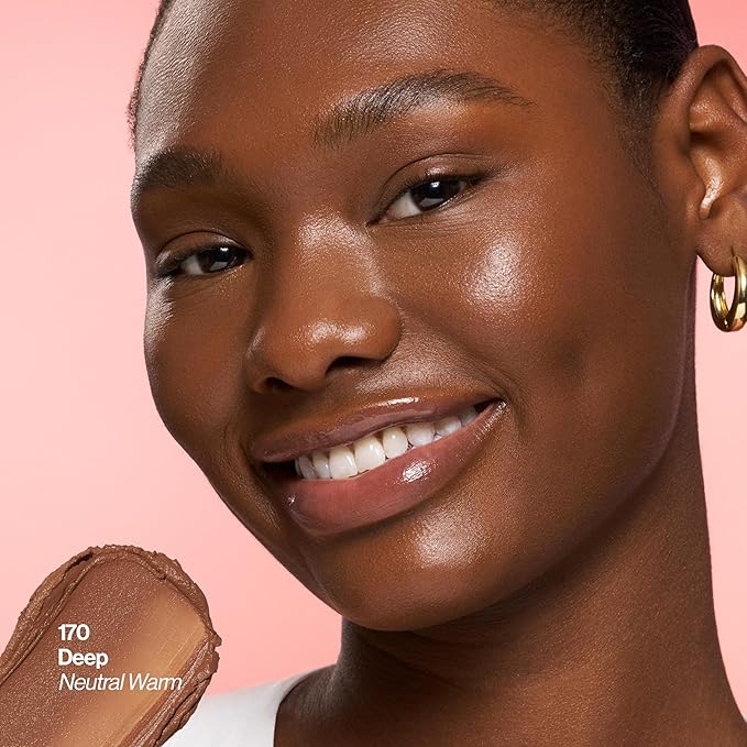 Revlon Glimmer Tinted Moisturizer Stick for Face, Lightweight Foundation, Hydrating Skincare-Infused Makeup, 170 170, 0.31 oz