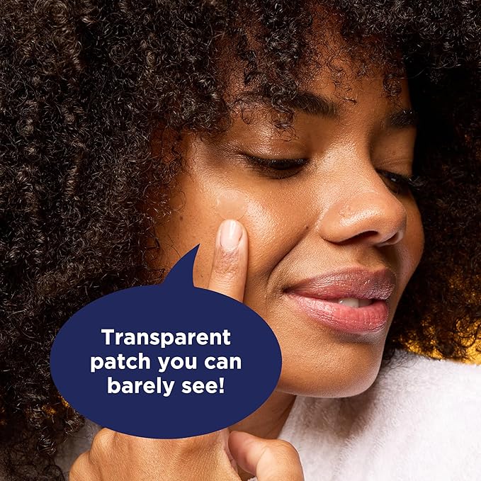 PanOxyl PM Overnight Spot Patches, Clear Hydrocolloid Blemish Dots, Hydrocolloid Patches, Help Manage Blemishes, Helps Avoid Scarring by Preventing Picking, Vegan, Latex-Free, Fragrance-Free, 80ct