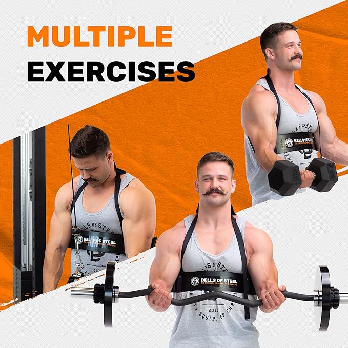 Arm Blaster for Biceps & Triceps [Bells of 23 in 24 in, 5 mm