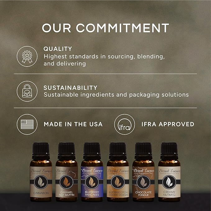 Eternal Essence Oils Love Set of 6 Premium Fragrance Oils - Rose, PS I Love You, Amber Romance, Secret Crush, Forever Yours and Sugar Kiss - for Diffusers, Candle & Soap Making, & Aromatherapy - 10ML