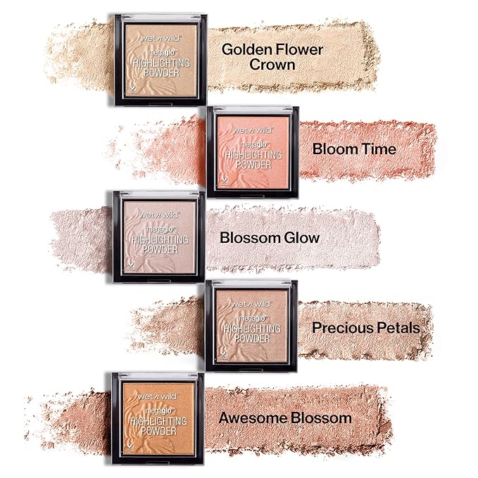 wet n wild MegaGlo Highlighting Powder Warm Gold Golden Flower Crown
