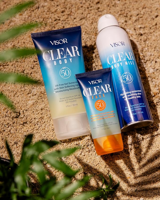 Visor Clear FACE SPF 50 Gel Sunscreen
