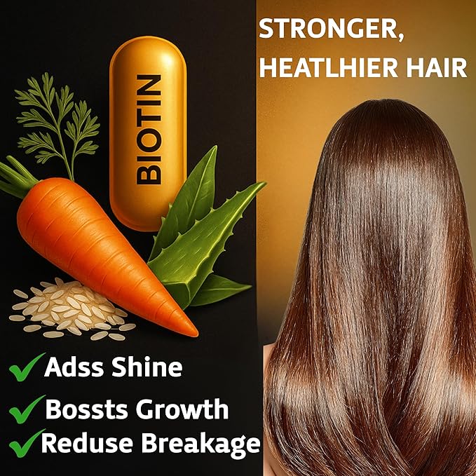 LE DOMAS Botanical Hair Growth Shampoo – Sulfate Free, Moisturizing & Anti Dandruff Shampoo with Keratin, Aloe Vera & Rice Extract – Thick, Strong and Natural Therapy for All Hair Types, 8 fl oz