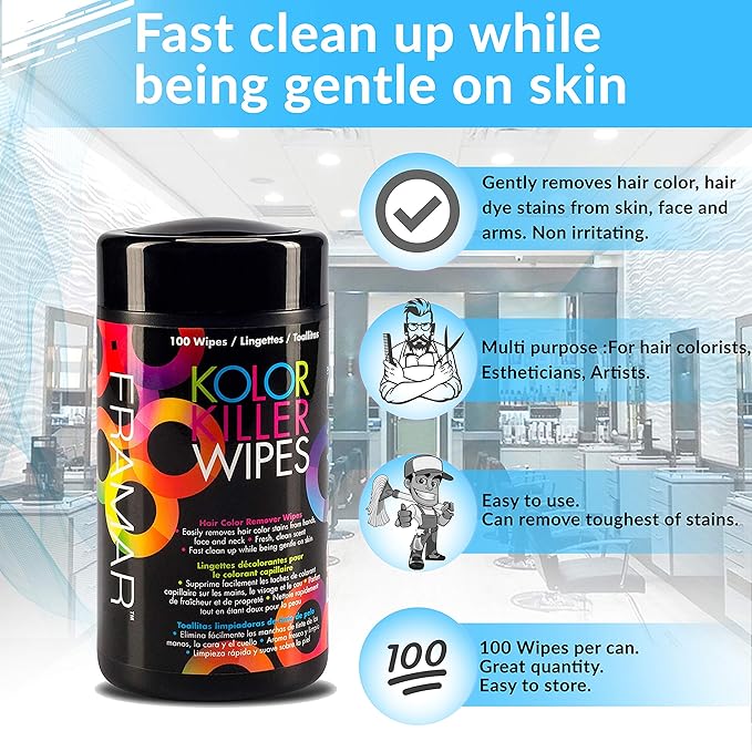 Framar Kolor Killer Wipes –