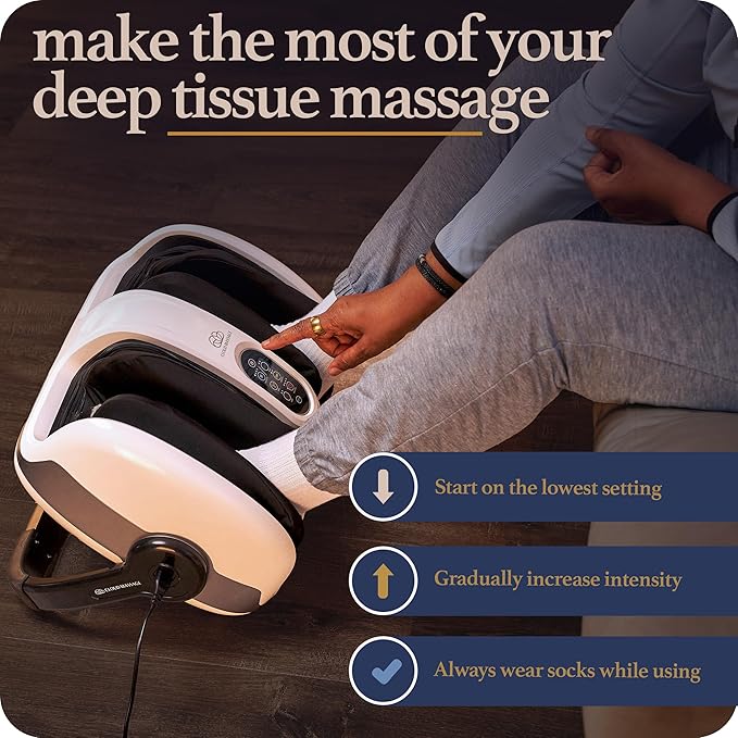 Cloud Massage Shiatsu Foot Massager with Heat – Deep Kneading for Pain Relief – Perfect for Father’s Day, Circulation & Relaxation – Ideal for Plantar Fasciitis, Neuropathy & Arthritis
