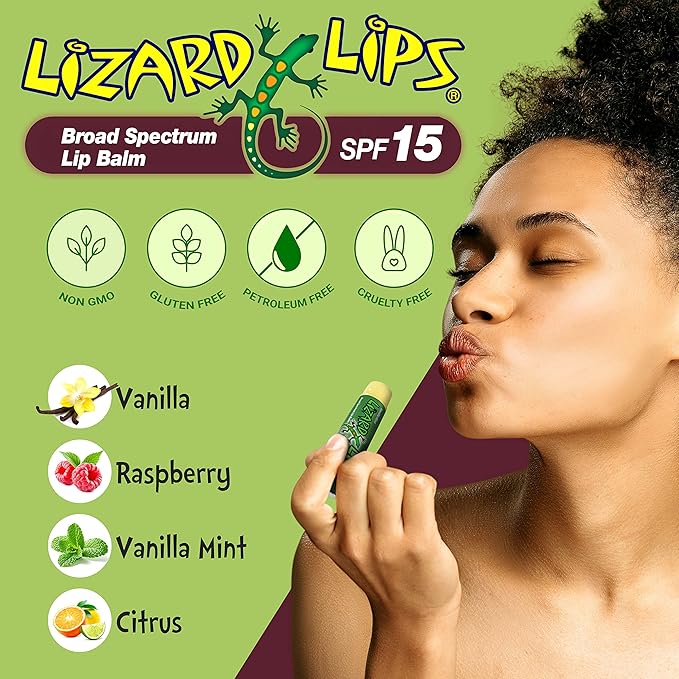 Lizard Lips SPF 15 Lip Balm Flavor