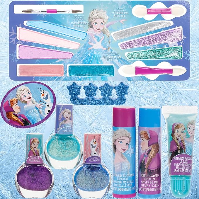 Disney Frozen Train Case Girls Beauty Set, Kids