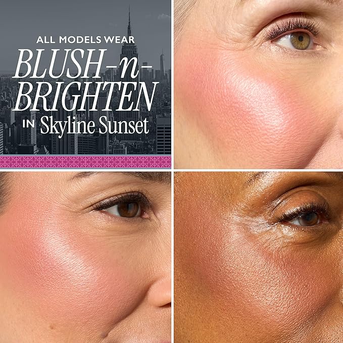 LAURA GELLER NEW YORK Limited Edition Baked Blush-n-Brighten Marbleized Blush - Skyline Sunset - Pink Color for Cheeks