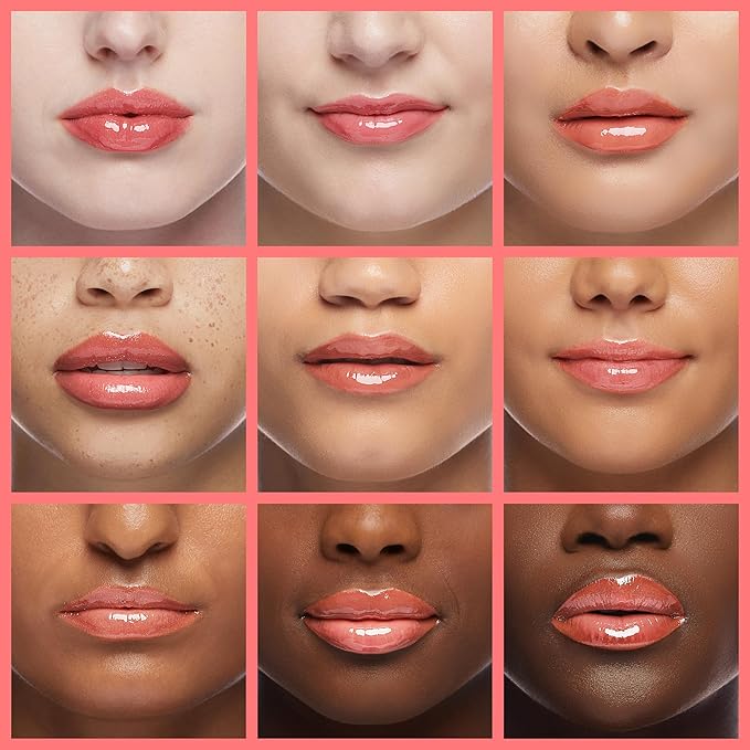 Maybelline New York Lifter Gloss Hydrating Lip Gloss with Hyaluronic Acid, Peach Ring, Sheer Peach, 1 Count