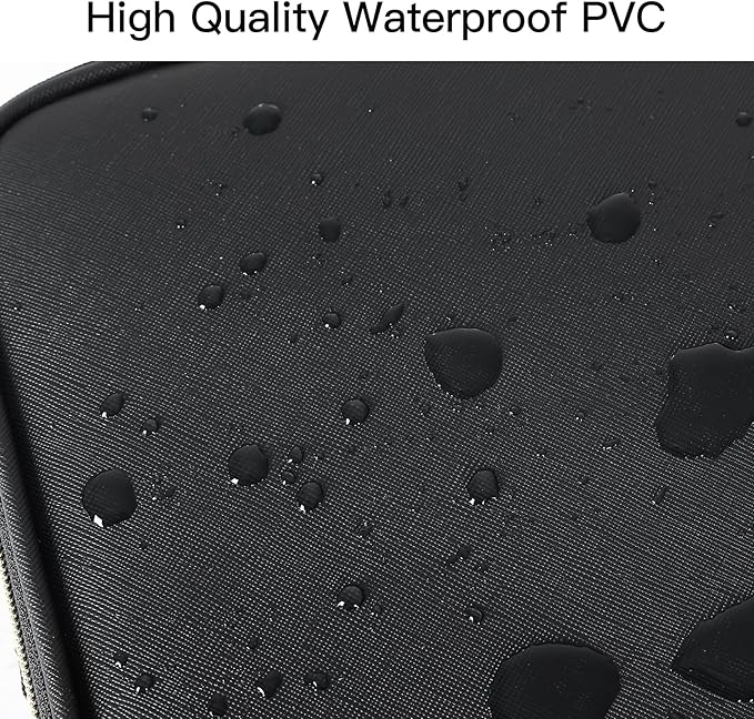 BEAUTY CASE Makeup Travel Case 10 Inch, Large Storage Capacity Makeup Organizer Travel Bag with Compartment, Portable Cosmetic Case for Women, Waterproof, Durable, Gift for Her, Black