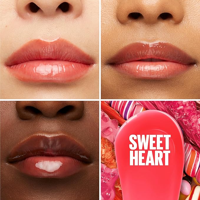 Maybelline New York Lifter Gloss Hydrating Lip Gloss with Hyaluronic Acid, Sweetheart, Sheer Red, 1 Count