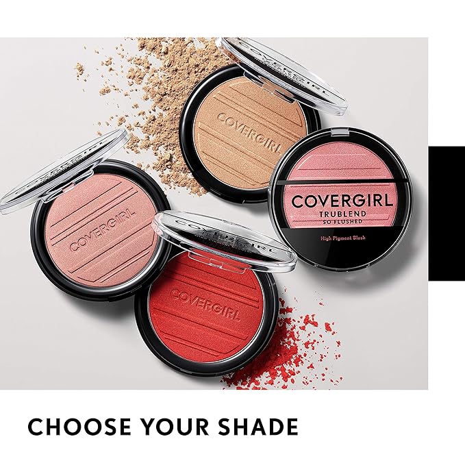 COVERGIRL Trueblend so Flushed High Pigment Blush & & Frenzy, 0.33 Oz