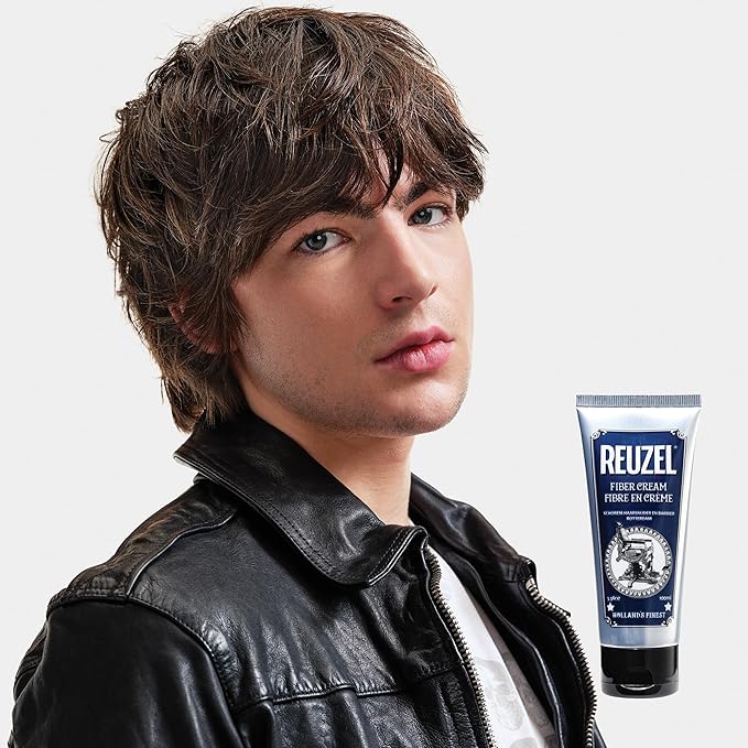 Reuzel Fiber Cream, Provides a Low Shine Finish, 3.38 oz