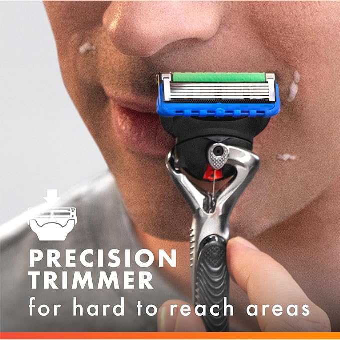 Gillette Fusion ProGlide Razor for Men, Handle + 4 Blade Refills, Plastic/Acrylic Handle