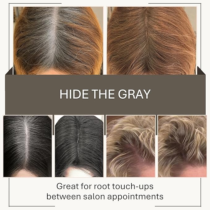 Joan Rivers Great Hair Day Fill-In Powder & Root Touch-Up Stick – Root Cover Up for Thinning Hair - Thicker and Fuller Hair – (Blonde)