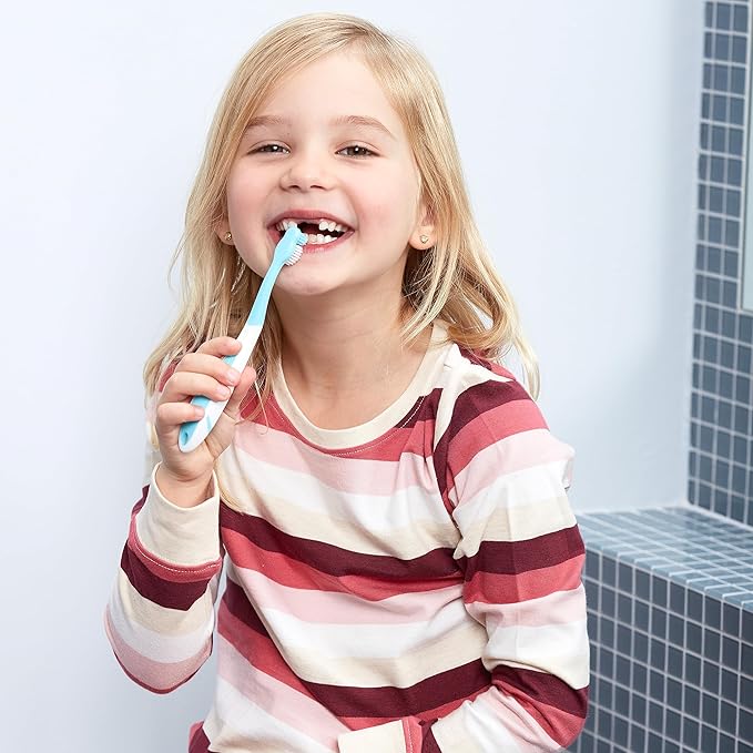 Jordan* ® | Step 2 Kids Toothbrush | 3-5 Years, Soft Bristles, BPA Free,4 Pack | Pink