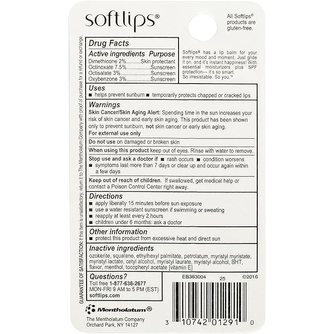 Softlips Hydration and Protection With Spf Vanilla