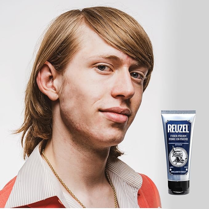 Reuzel Fiber Cream, Provides a Low Shine Finish, 3.38 oz
