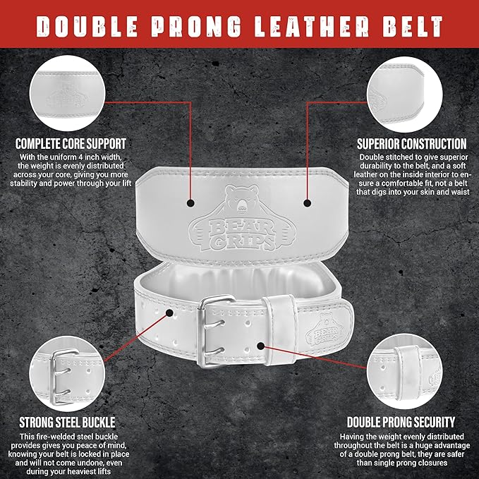 Bear Grips Weight Lifting Belt 7mm Weightlifting Belt