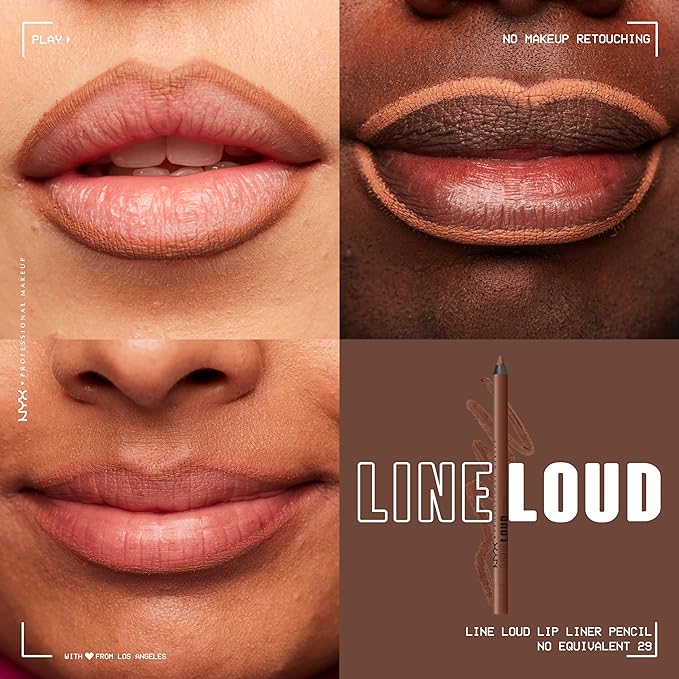 NYX PROFESSIONAL MAKEUP Line Loud Lip Liner, Longwear Lip