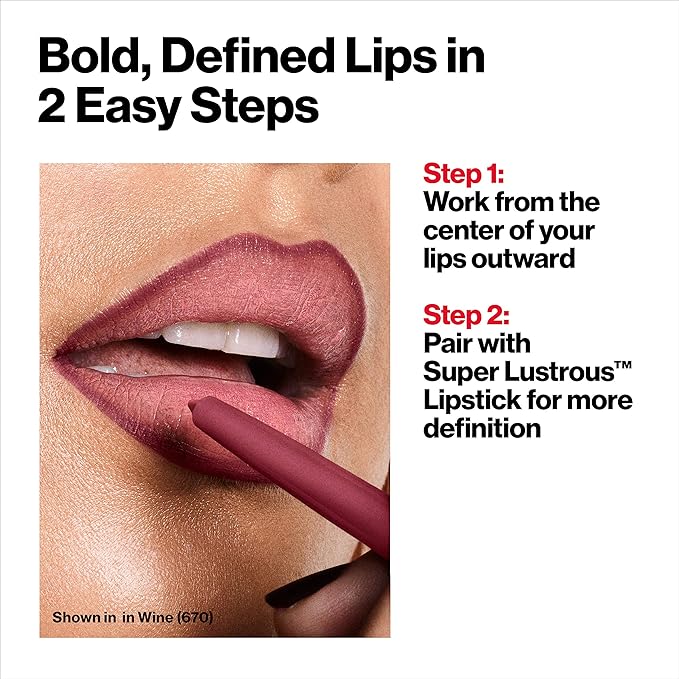 Revlon ColorStay Lipliner with Sharpener, Nudes 010, 0.01 Ounce (28 g)