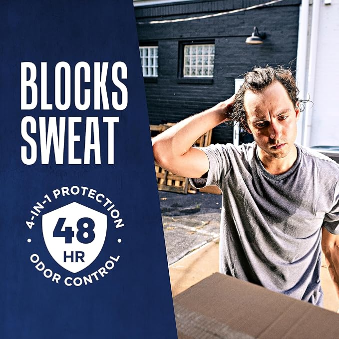 Right Guard Sport Powder Dry Scent Antiperspirant & Deodorant Spray - 4-in-1 Protection Spray Deodorant For Men, Blocks Sweat, 48-Hour Odor Protection, Quick-Drying, & Long-Lasting, 6oz (3 Pack)