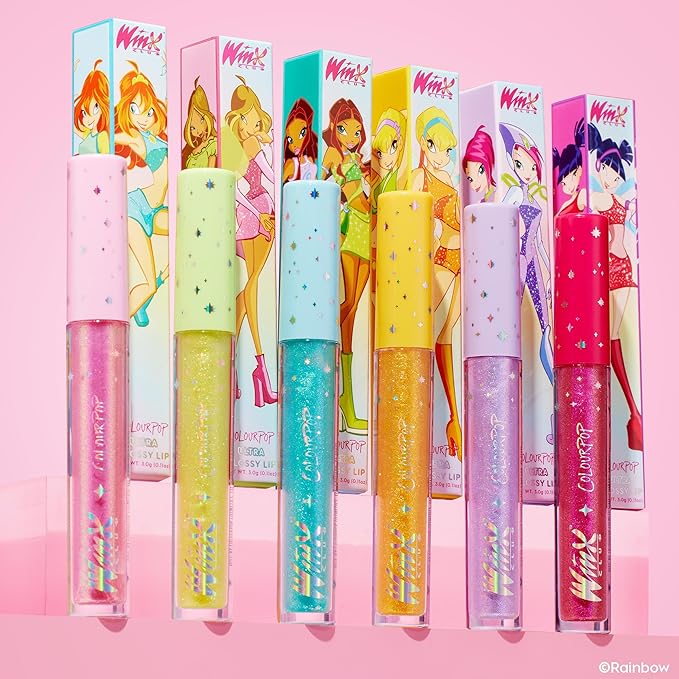 Colourpop Winx Club Ultra Glossy Lip Gloss - Hydrating, Sheer Purple Lip Gloss for Juicy, Fuller-Looking Lips - Formulated with Jojoba Oil to Moisturize & Nourish - Tecna (0.11 oz)
