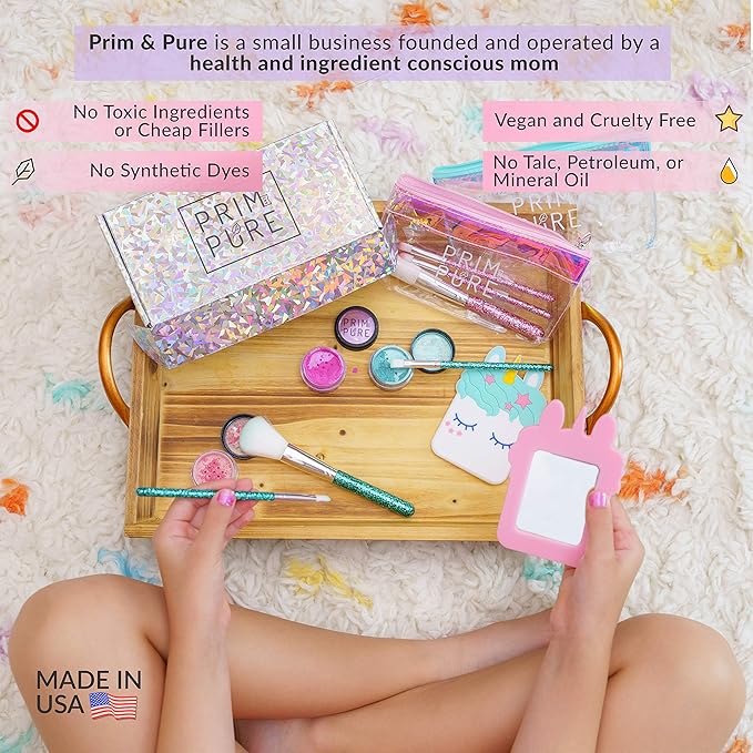 Prim and Pure Mineral Gift Set with Unicorn