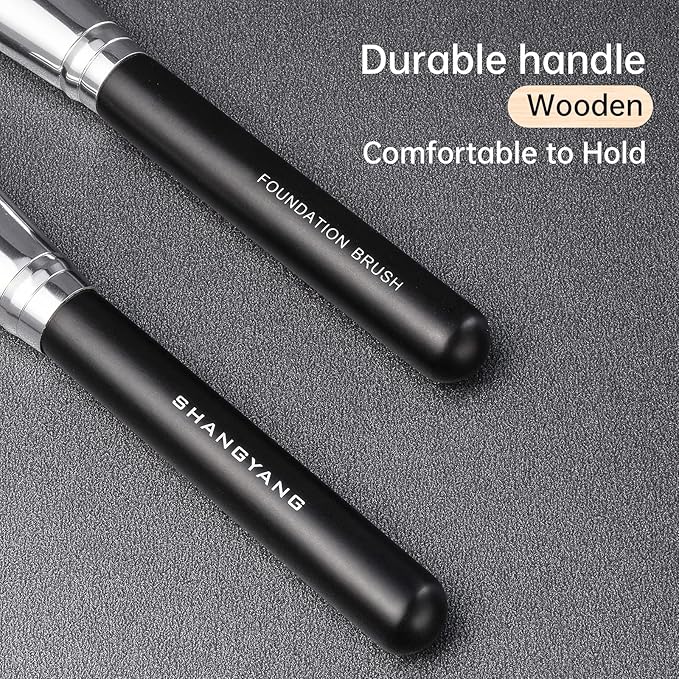 Brush Master Foundation Brush for Liquid, Flat Foundation Makeup Brush for Liquid Cream Foundation Powder Buffing Blending Vegan Premium Face Cosmetic Makeup Tool