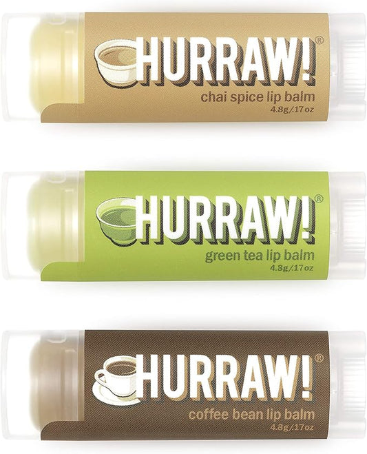 Hurraw! Chai Spice, Green Tea, Coffee Palm