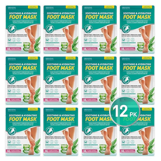 Innerest Original Derma Beauty 12 pairs Moisturizing Foot Mask Foot Spa Foot care (Aloe)