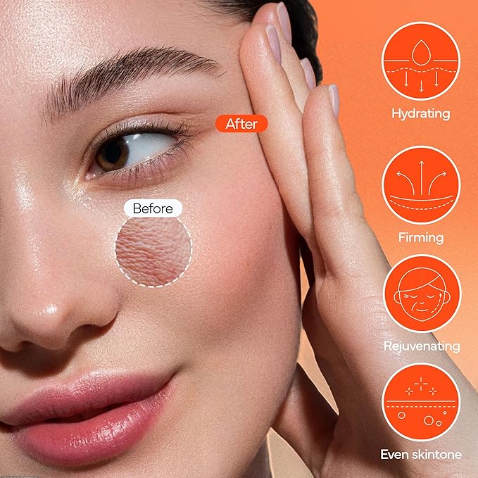 IVOSKIN Collagen Jelly Hydro-bomb Plump Mask, Hydrating 39g x 4ea Real Collagen Mask, Firming and Moisturizing for Glow Skin, Collagen Water over 670,000 ppm