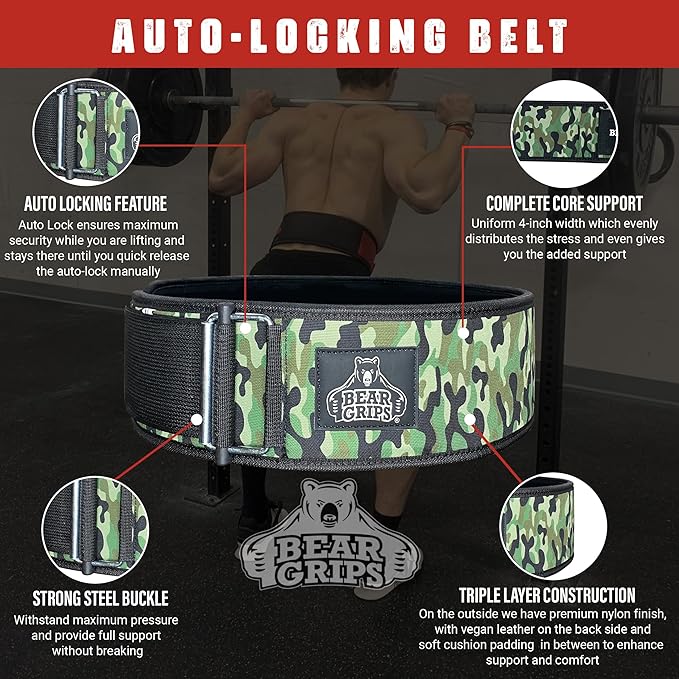 Bear Grips Weight Lifting Belt