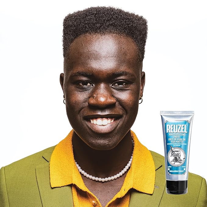 REUZEL Grooming Cream, Pilable Natural Light Hold, Adds Texture and Definition, Moisturizing, Weightless, Easy To Wash Out, Water Based Formula, Sugary Rum Scent, 3.38 oz