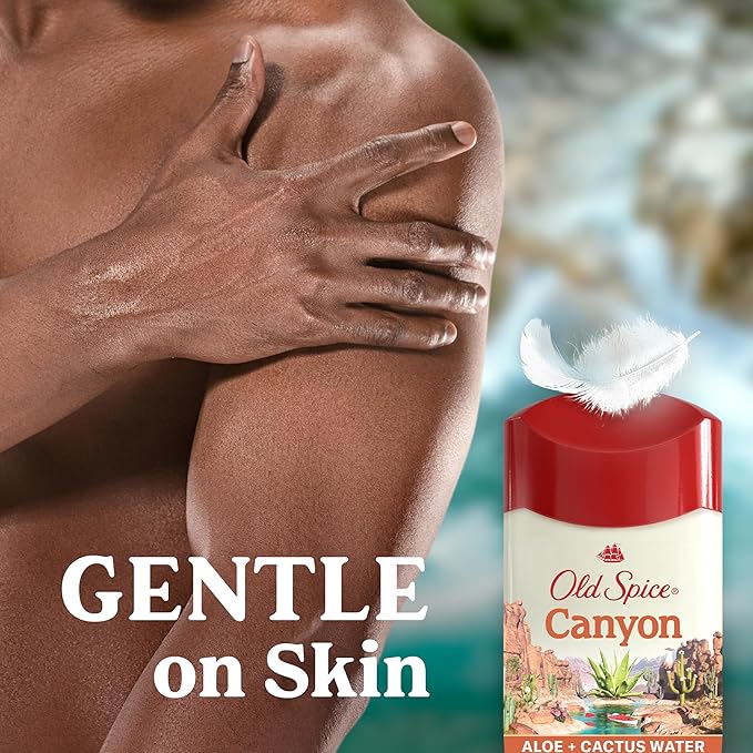 Old Spice Men's Antiperspirant & Deodorant Canyon with Aloe, 24/7 Odor Protection, 2.6oz (Pack of 3)