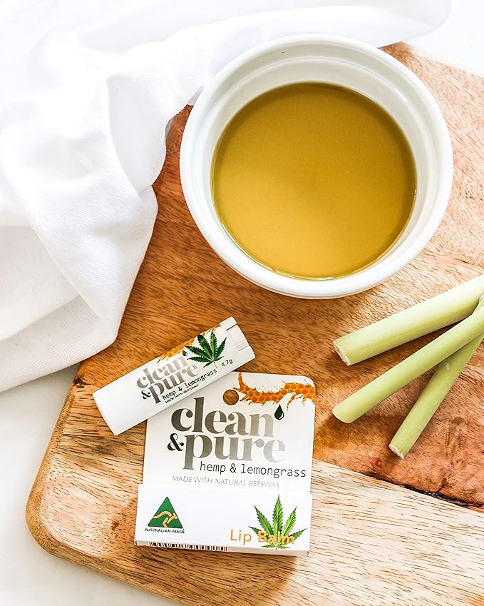 Lip Balm (Hemp & Lemongrass) 100%