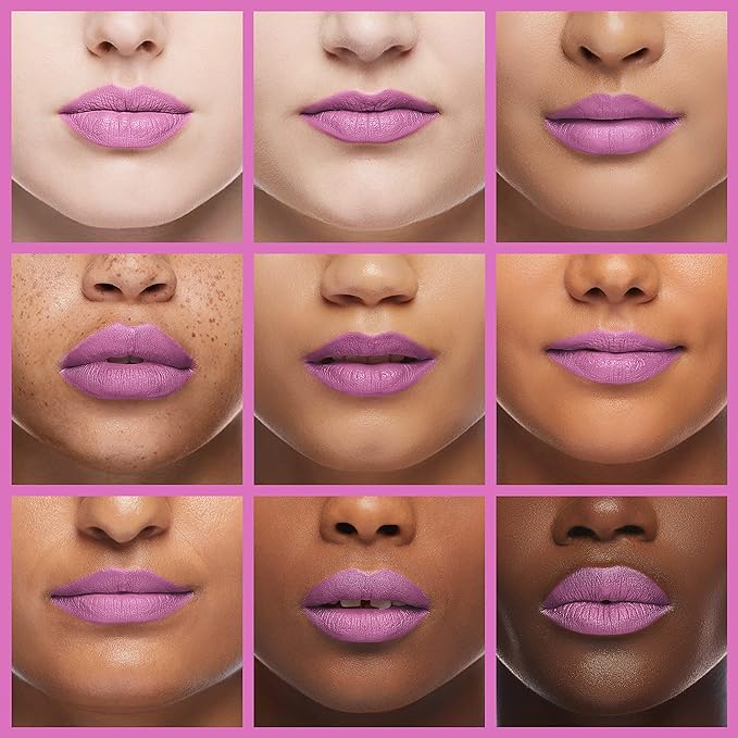 Palladio Lip Stain, Hydrating and Waterproof Formula, Matte Color Look, Longlasting All Day Wear Lip Color, Smudge Proof Natural Finish, Precise Chisel Tip Marker, Orchid