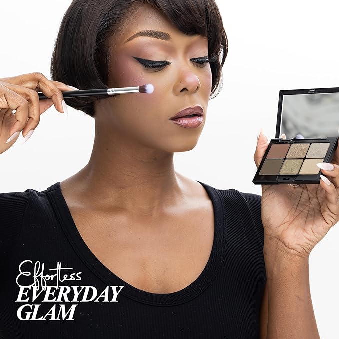 Starlight Eyeshadow Palette (Golden Hour) – 6 Highly Pigmented, Crease-Proof Matte & Shimmer Shades