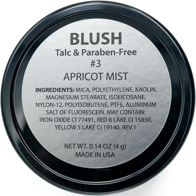 Apricot Mist Vegan Blush Pressed Cheek Color Powder, Cruelty Free