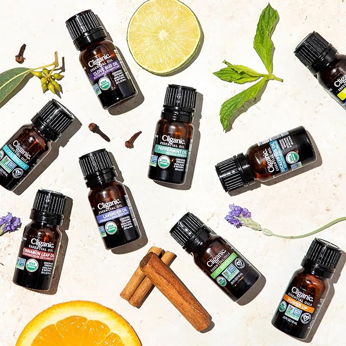 Cliganic Organic Oregano Essential Oil, 100% Pure Natural for Aromatherapy | Non-GMO Verified (Packaging May Vary)