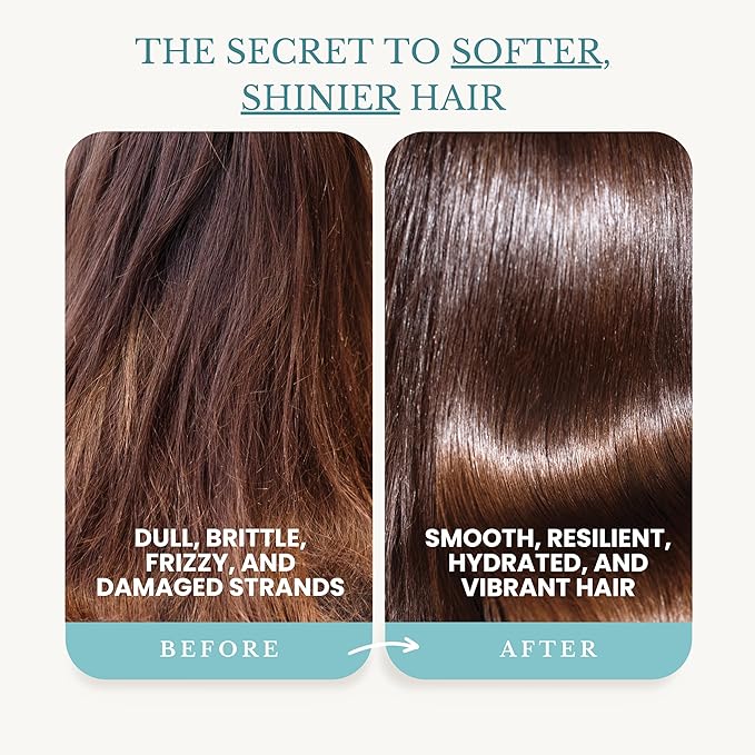 Edenika Botanicals Moroccan Argan Oil Shampoo with Biotin | Repairs Treated, Dry & Damaged Hair, Deeply Hydrating & Nourishing, Paraben & Sulfate Free, Men & Women (16 fl oz Each)