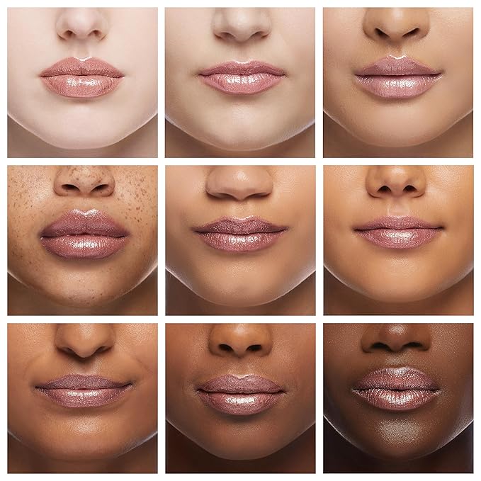 Ruby Kisses Lip Gloss Butter Bomb Gloss Non-Sticky Lip Gloss Vitamin E Natural Nude Lip Makeup - 7.8mL (0.26 US fl.oz) (Pillowtalk)