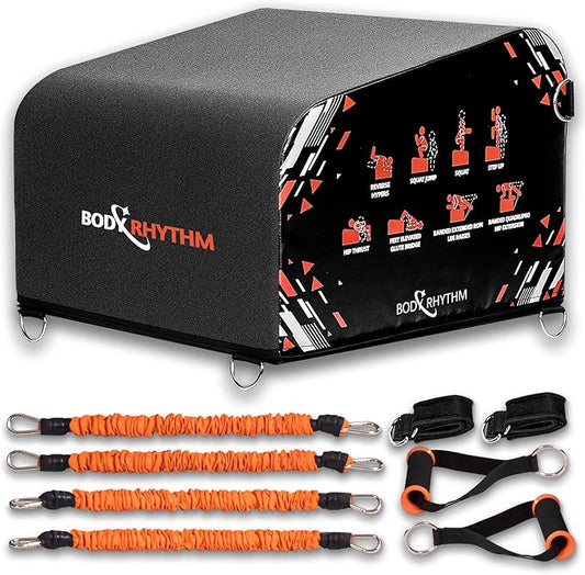 BODYRHYTHM Multi-Functional Total Body Workout Box for Hip Thrust