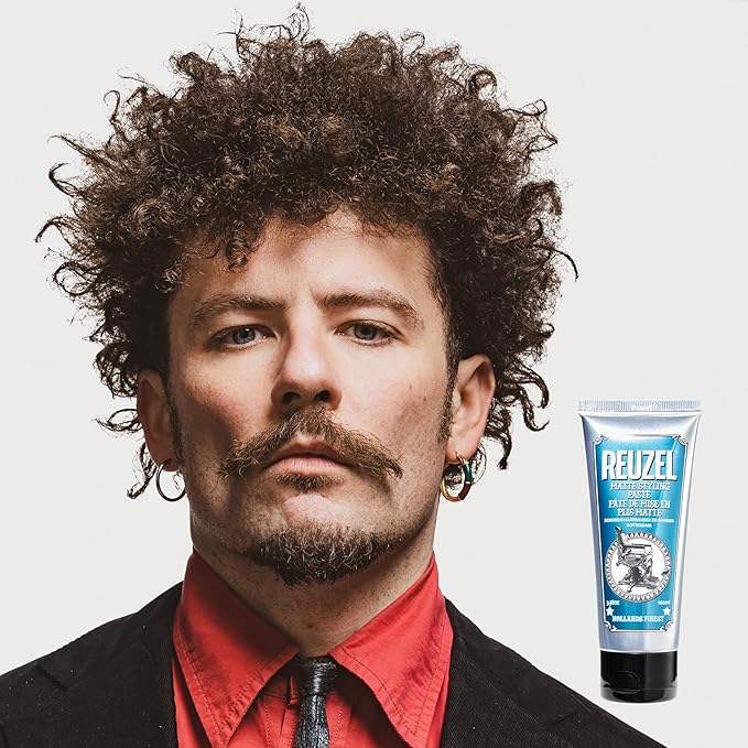 REUZEL Grooming Cream, Pilable Natural Light Hold, Adds Texture and Definition, Moisturizing, Weightless, Easy To Wash Out, Water Based Formula, Sugary Rum Scent, 3.38 oz