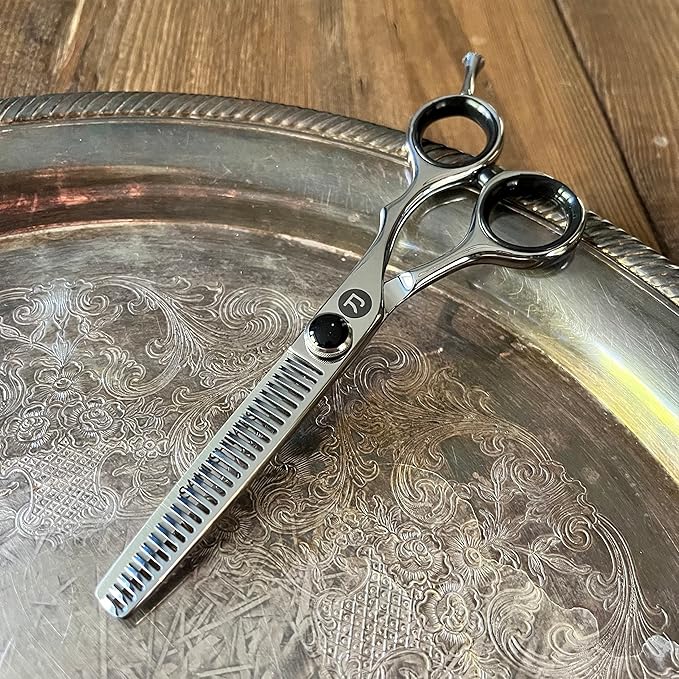 Saki Makoto Hair Thinning Shears for Professionals - Great for Stylists, Barbers and Hairdressers - Japanese 440C Steel